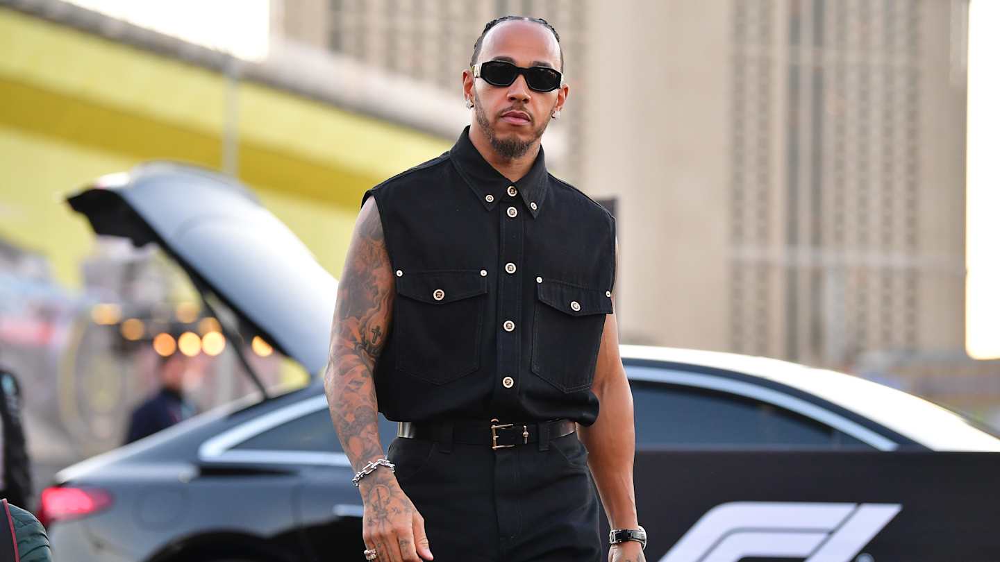 Lewis Hamilton in Ferrari